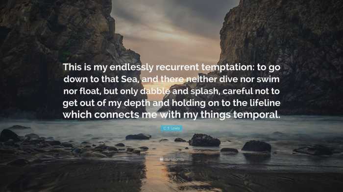 Cs lewis quote on temptation