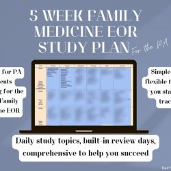 Family medicine eor topic list