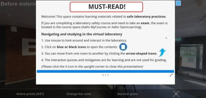 Put 10x objective in place virtual lab